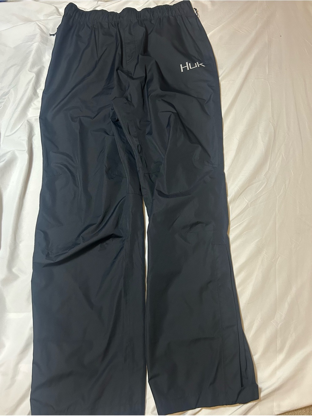 Huk Gunwale Pants Black Size L Windproof Waterproof Fishing Gear Men - Picture 14 of 16